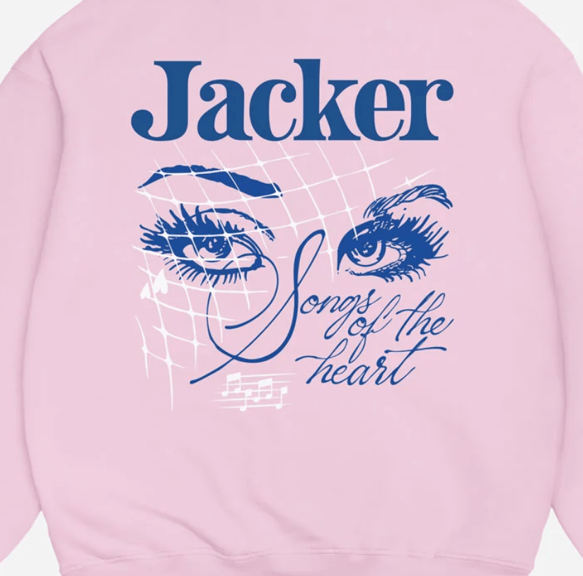 Sweat Jacker Mighty Blue Pink