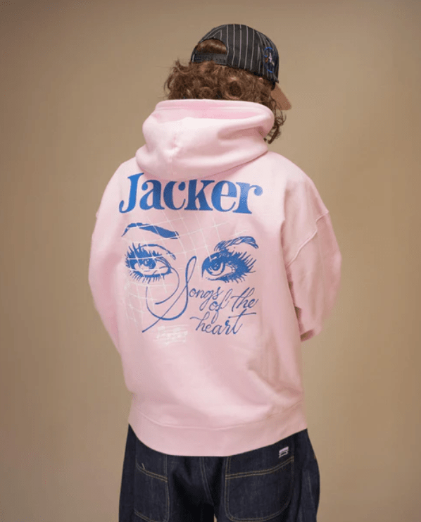 Sweat Jacker Mighty Blue Pink