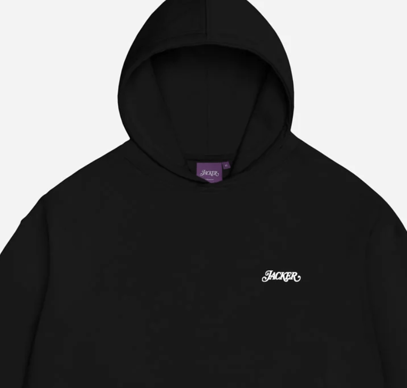 Sweat Jacker Basic Logo 3D Black