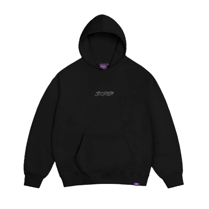 Sweat Jacker Red Clover Black