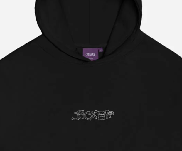 Sweat Jacker Red Clover Black