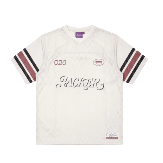 Jersey Jacker Shadow Logo Beige