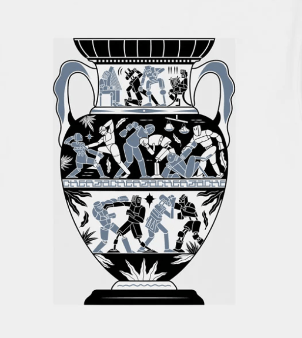 Tee-shirt Jacker Heracles White