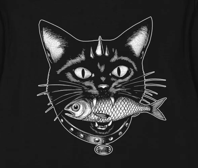 Tee-shirt Jacker Black Sardine