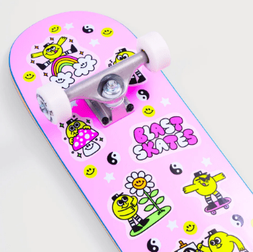 Planche Complète Blast Mini Pops GR8 Times Neon Pink 7.75"
