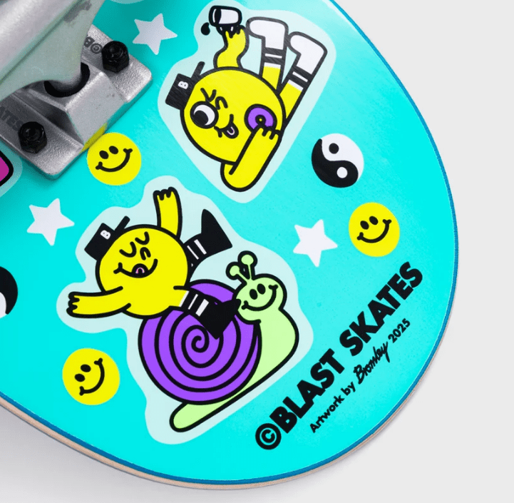Planche Complète Blast Mini Pops GR8 Times Neon Green 8"