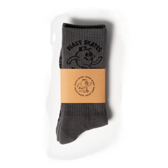Chaussettes Blast Skates Mascot Logo Crew Charcoal