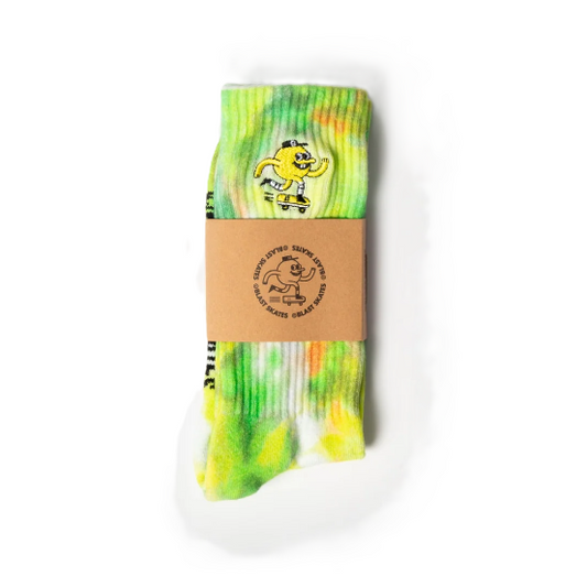 Chaussettes Blast Skates Embroidered Mascot Forest Tie Dye