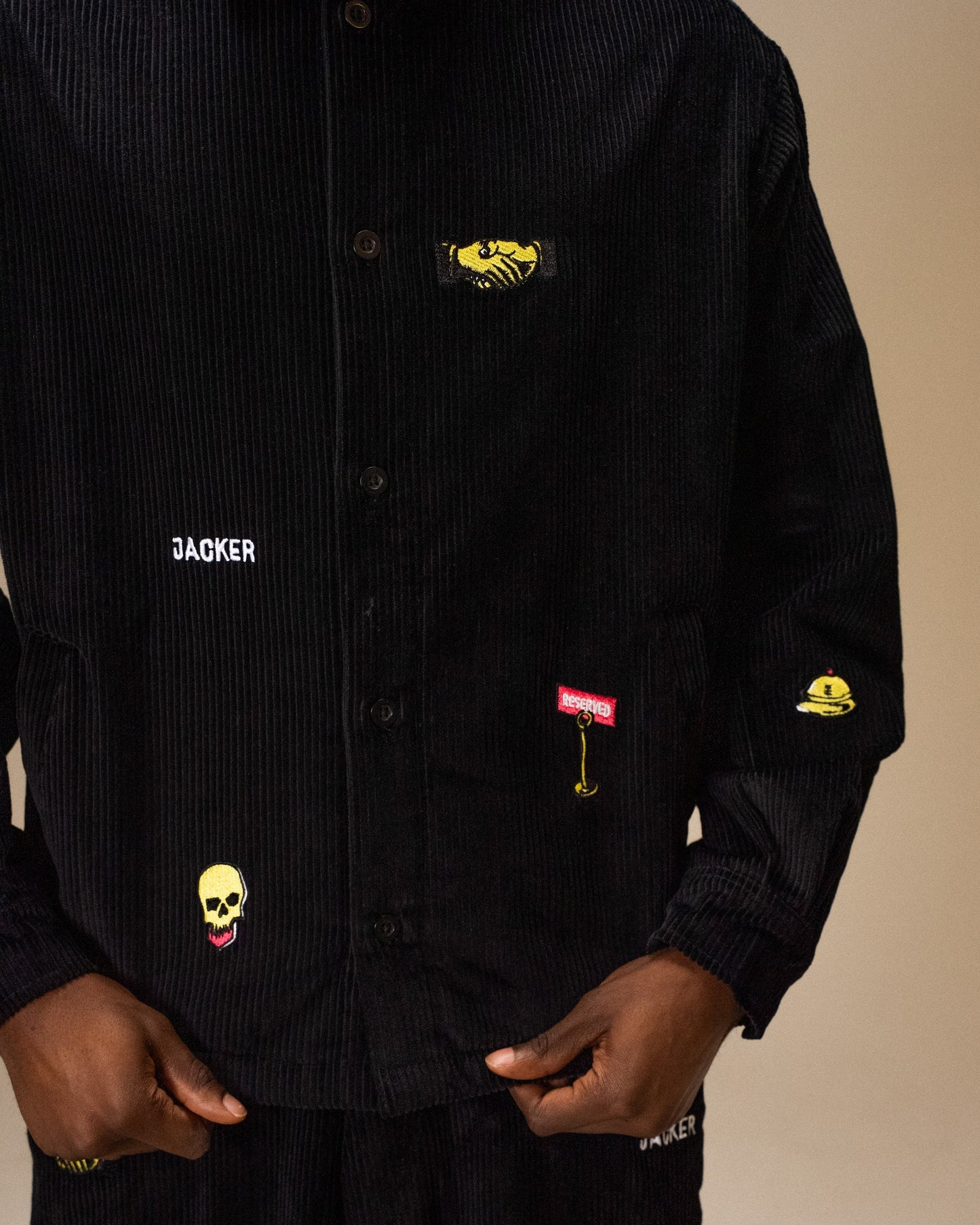 Surchemise Jacker Deal Cord Black