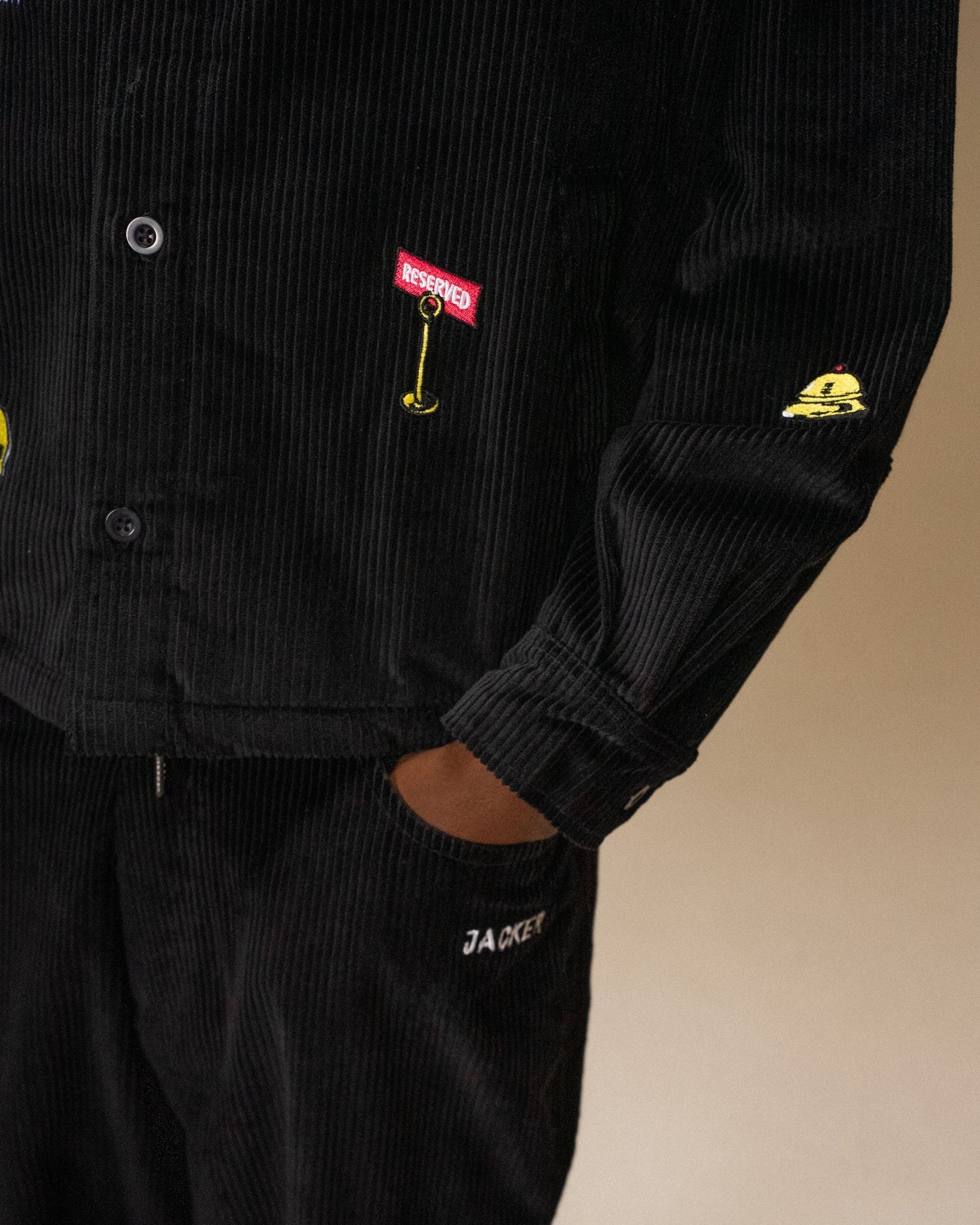 Surchemise Jacker Deal Cord Black