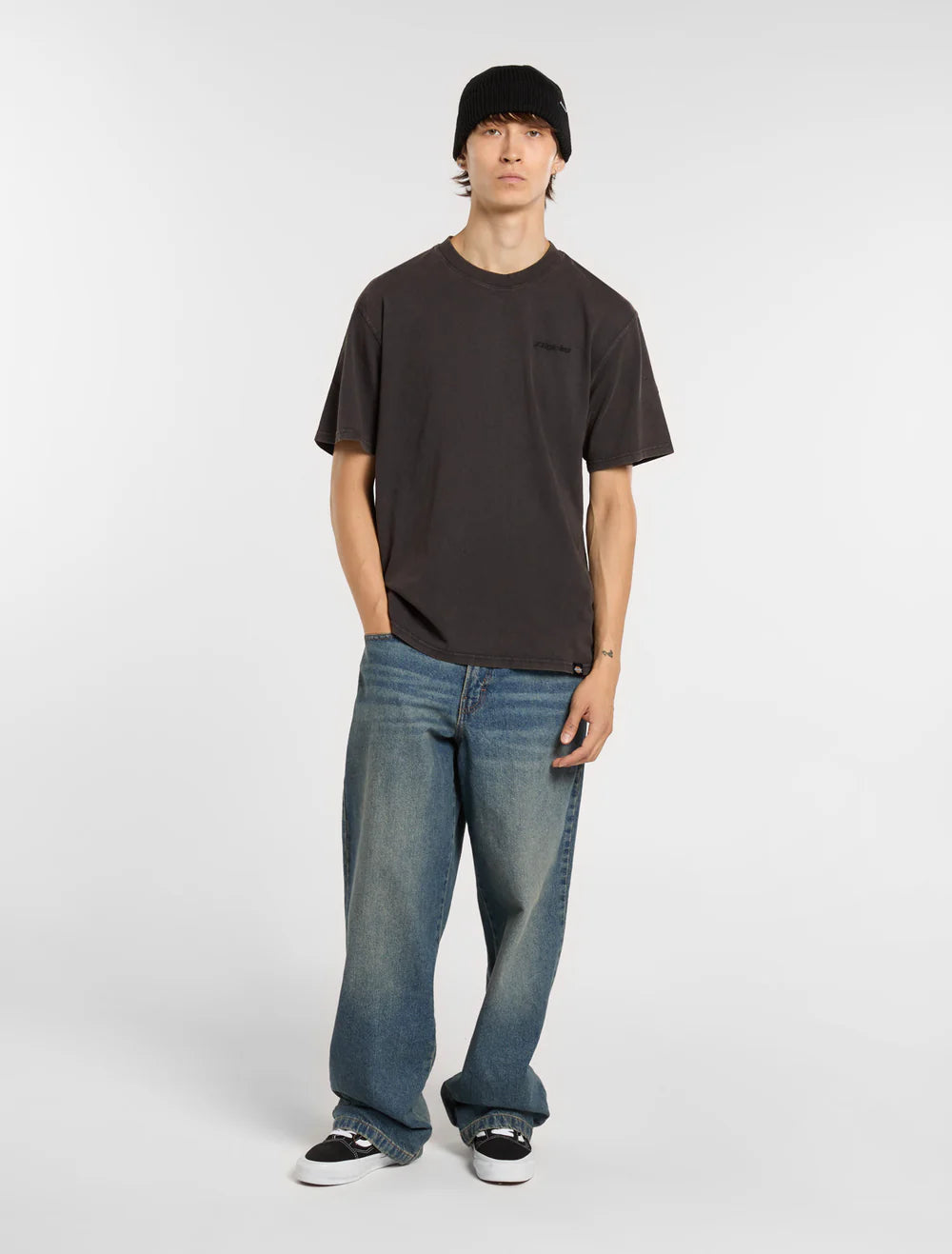Tee-Shirt Dickies Plentywood Acid Black