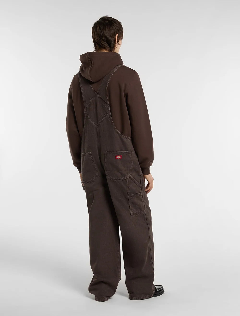 Salopette Dickies Loose Bib Denim Dark Brown