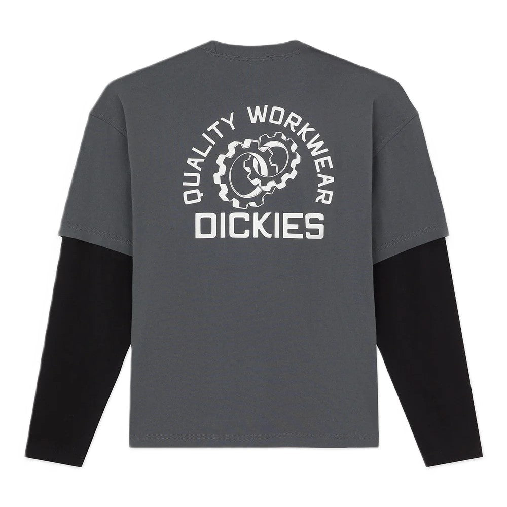 Tee Shirt LS Dickies Payson Black