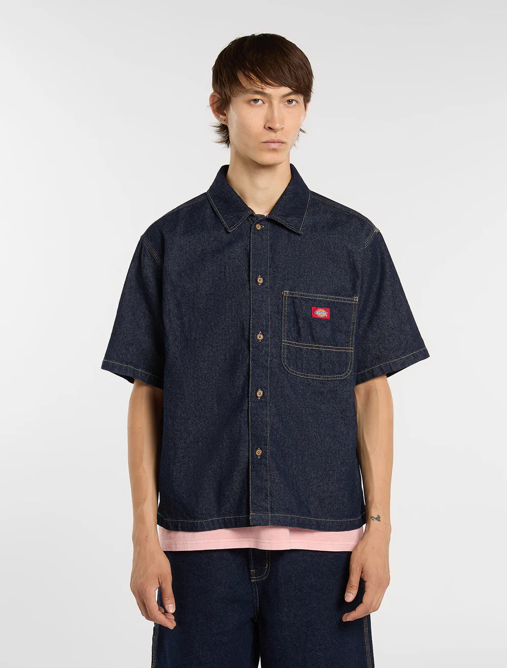 Chemise Dickies Denim Rinsed