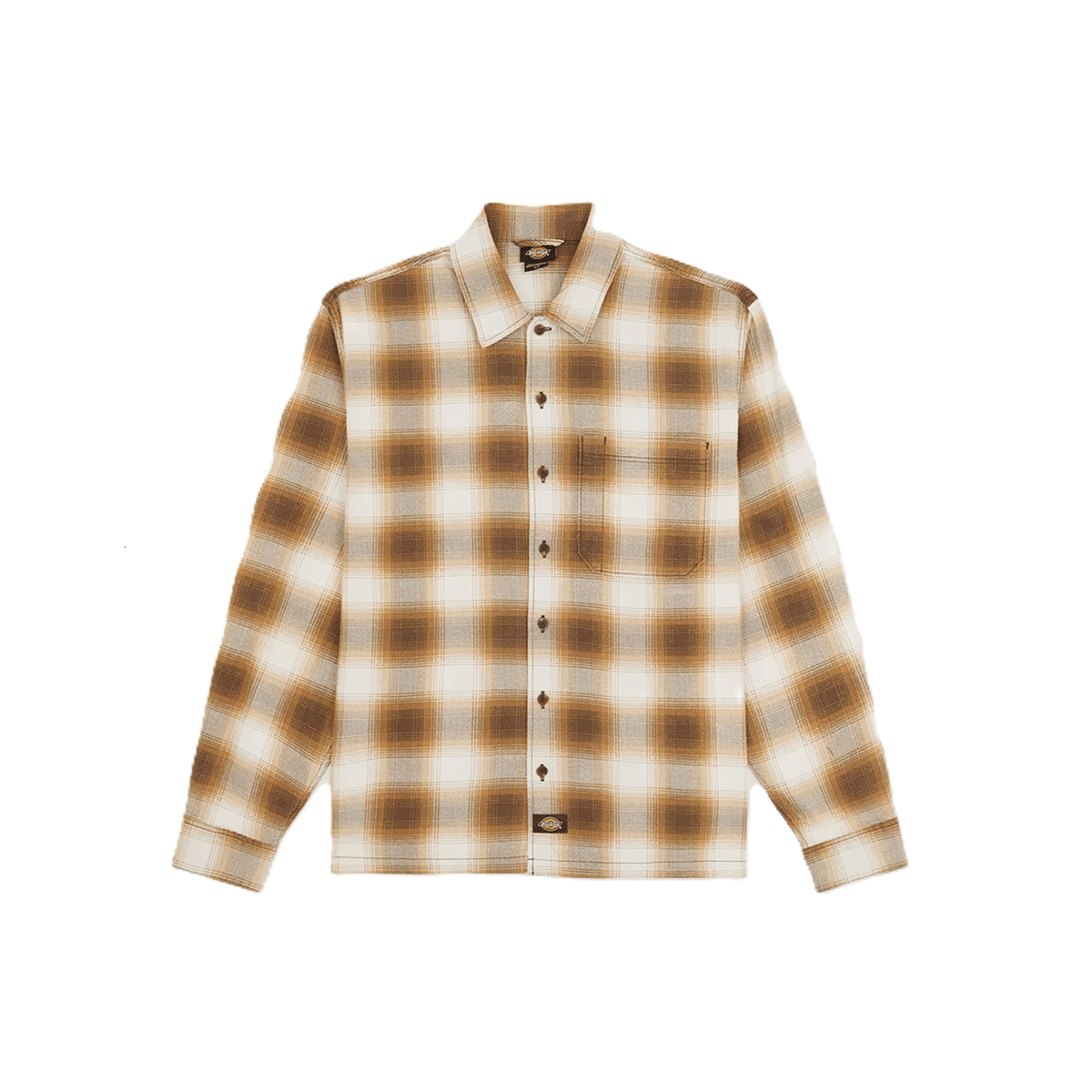 Chemise Dickies Flanelle Gulfport Chocolate Brown