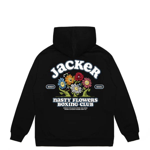 Sweat Jacker Flight Flower Black