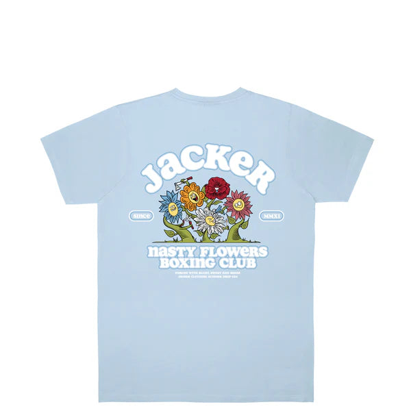 Tee-shirt Jacker Fight Flower Blue