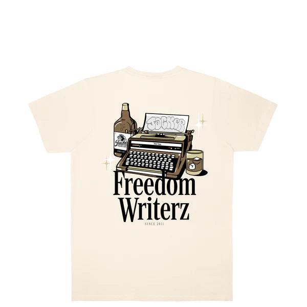 Tee-shirt Jacker Freedom Writerz Beige