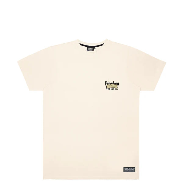 Tee-shirt Jacker Freedom Writerz Beige