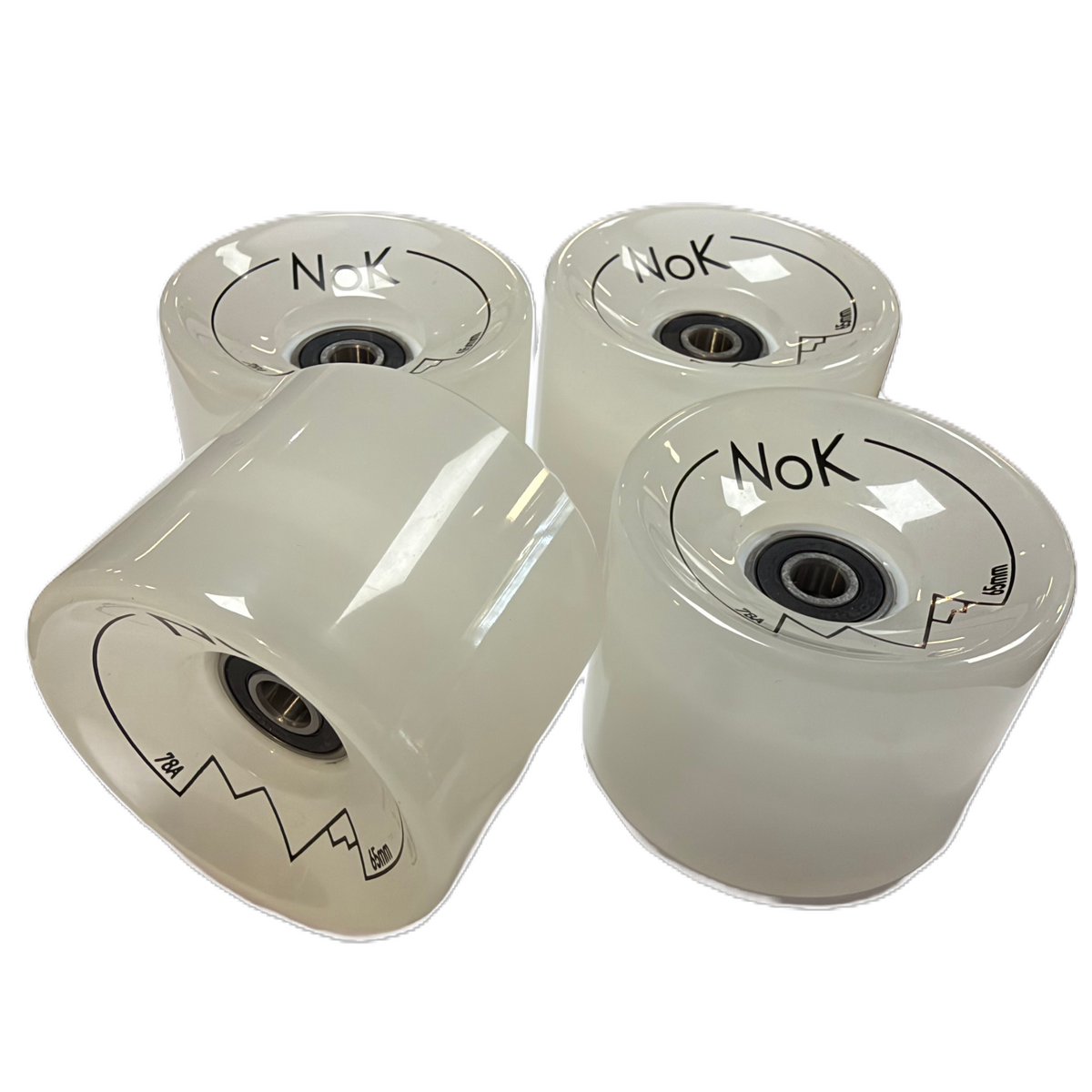 Roues de Cruiser Nok Clear White 78a 59mm