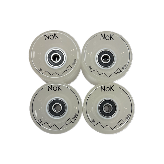Roues de Cruiser Nok Clear White 78a 59mm