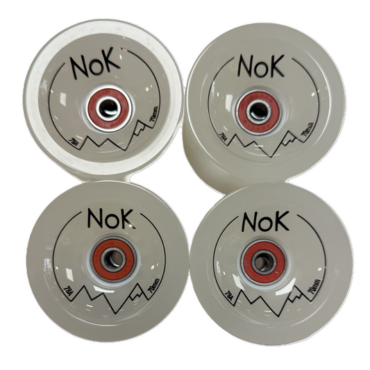 Roues de Cruiser Nok Clear White 78a 70mm