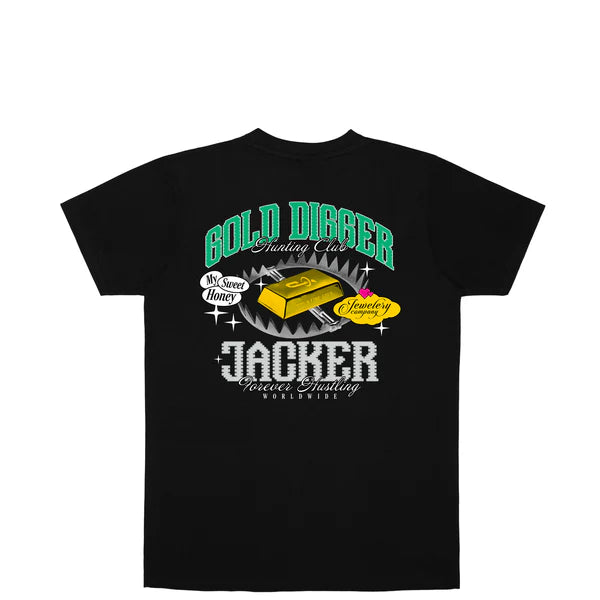 Tee-shirt Jacker Gold Digger Black