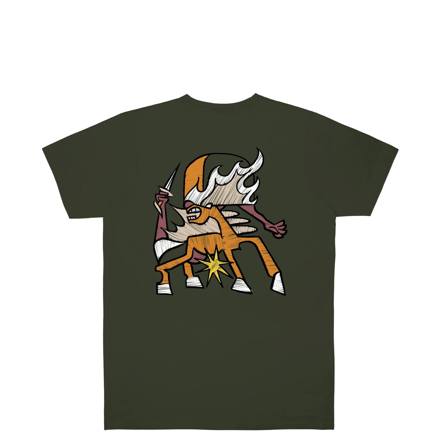 Tee-shirt Jacker Horsica Green