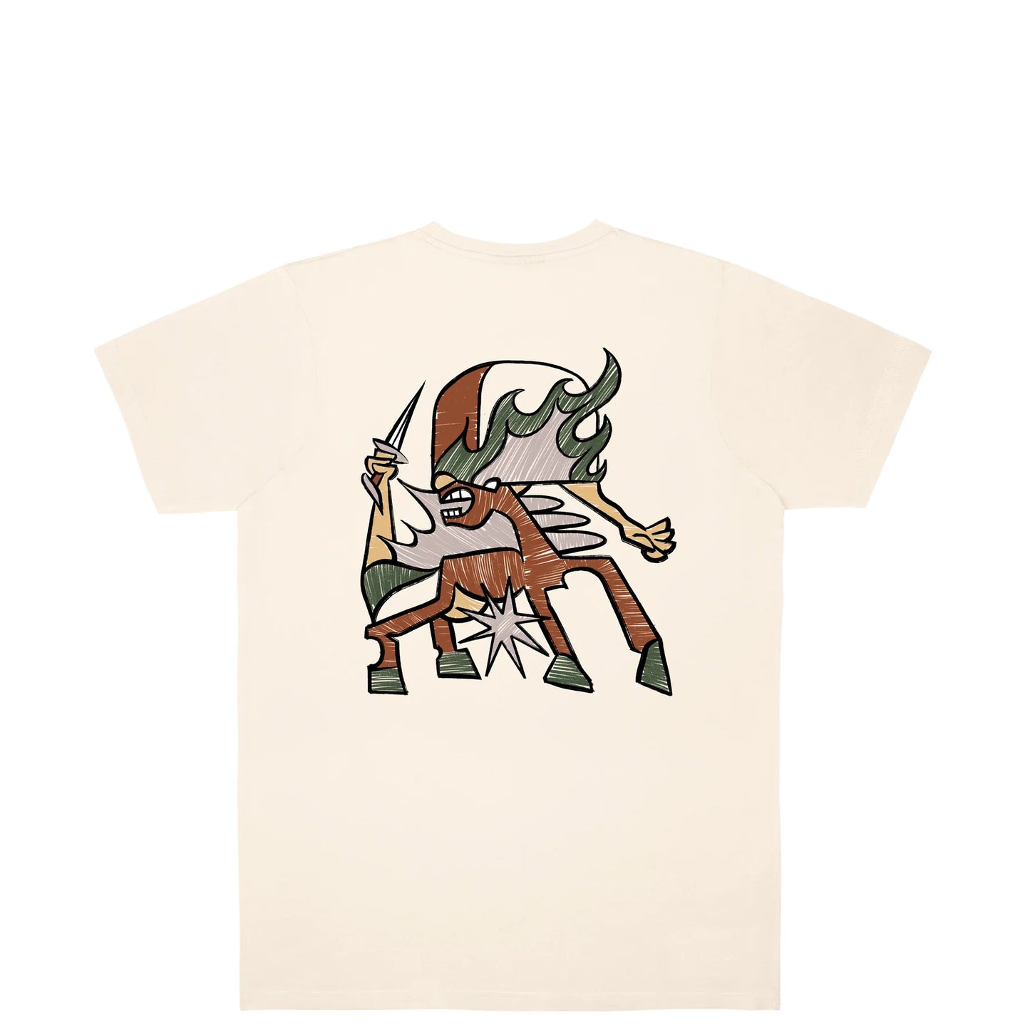 Tee-shirt Jacker Horsica Beige