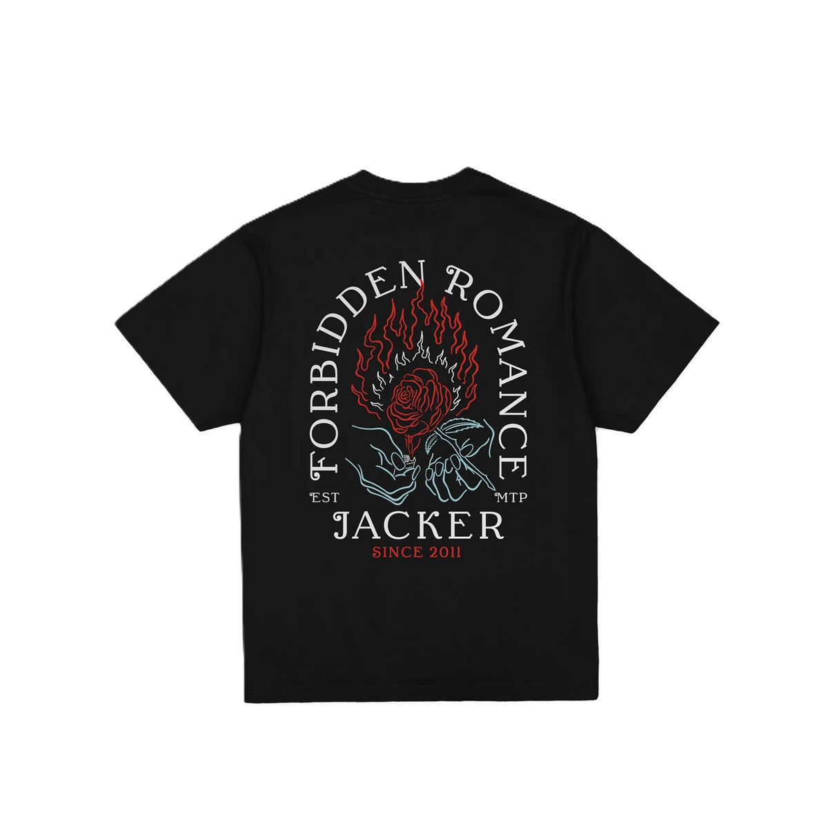 Tee-shirt Jacker Forbiden Romance Black
