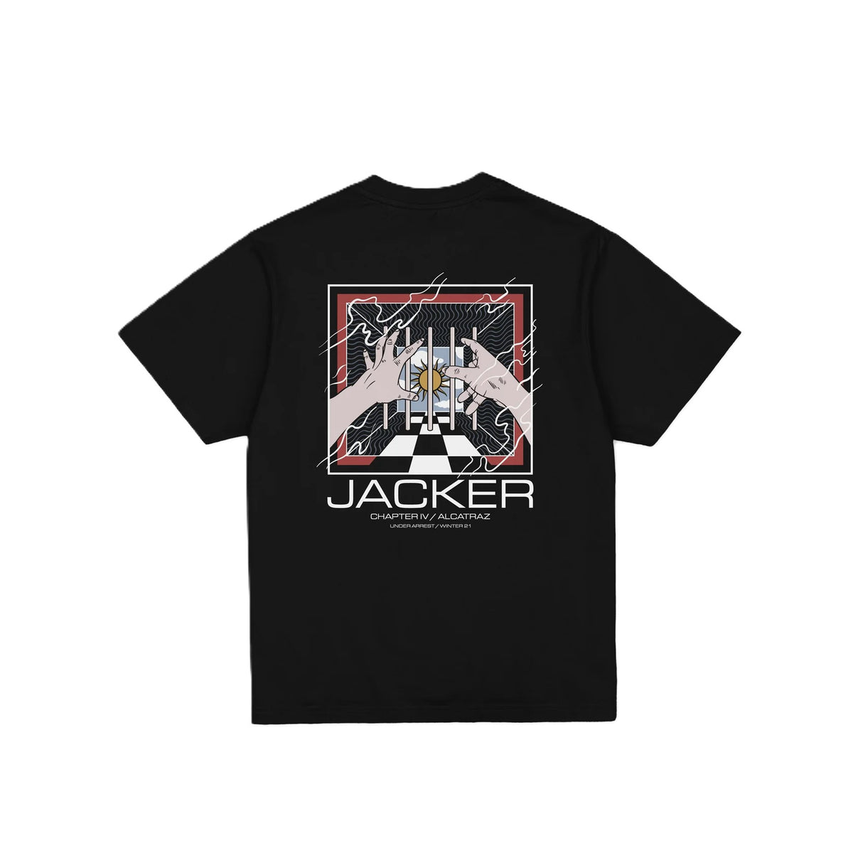 Tee-shirt Jacker Alcatraz Black