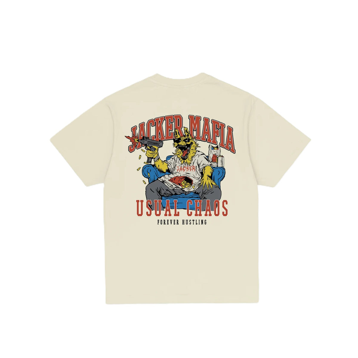 Tee-shirt Jacker Instinct Beige