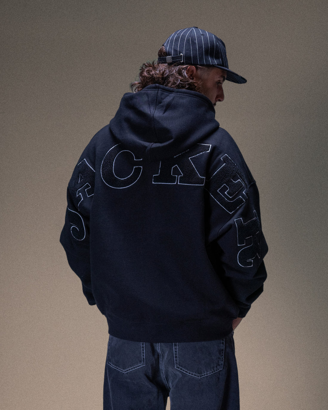 Sweat Jacker Notorious Zip Black