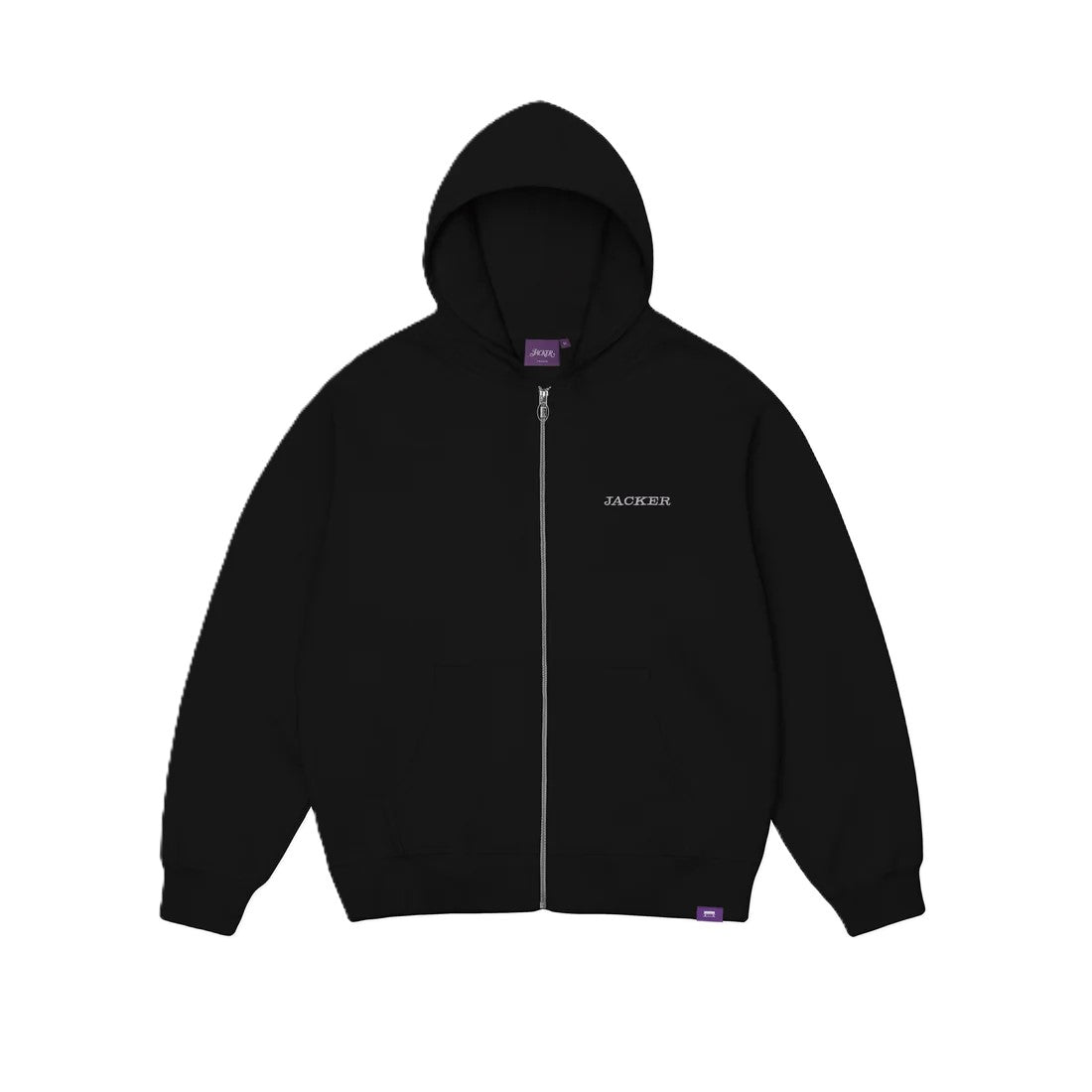 Sweat Jacker Notorious Zip Black