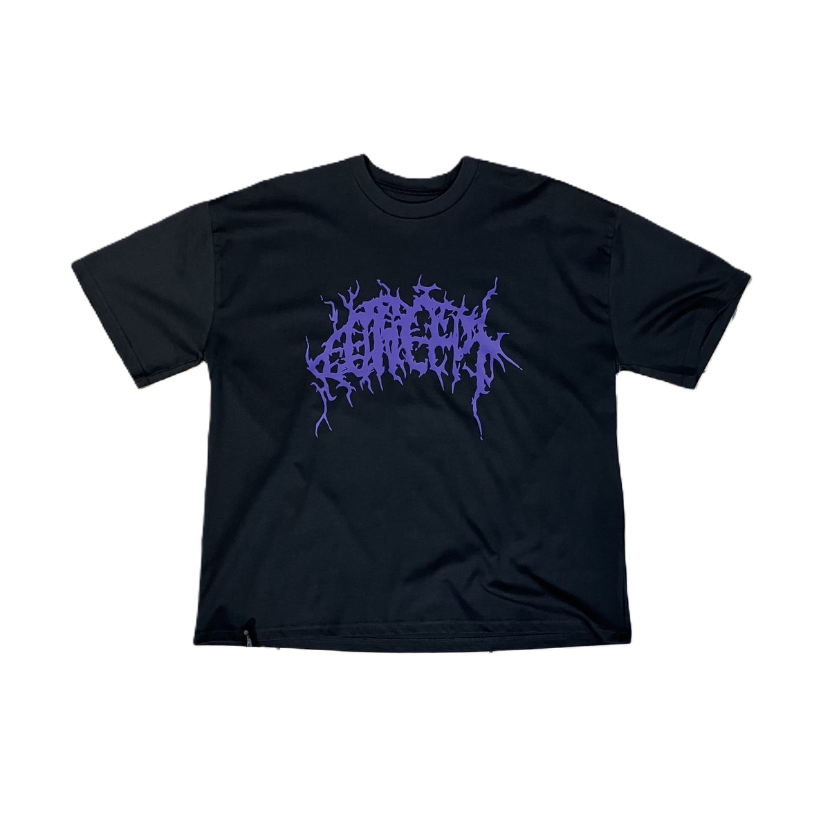 Tee-shirt Concept Boardshop Metal Washed Black Purple