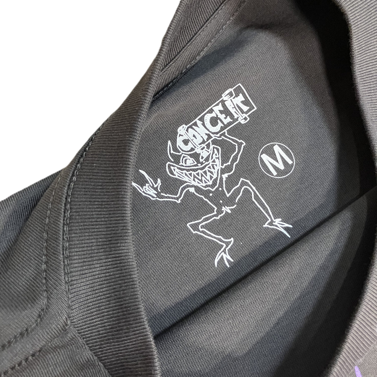 Tee-shirt Concept Boardshop Metal Washed Black Purple