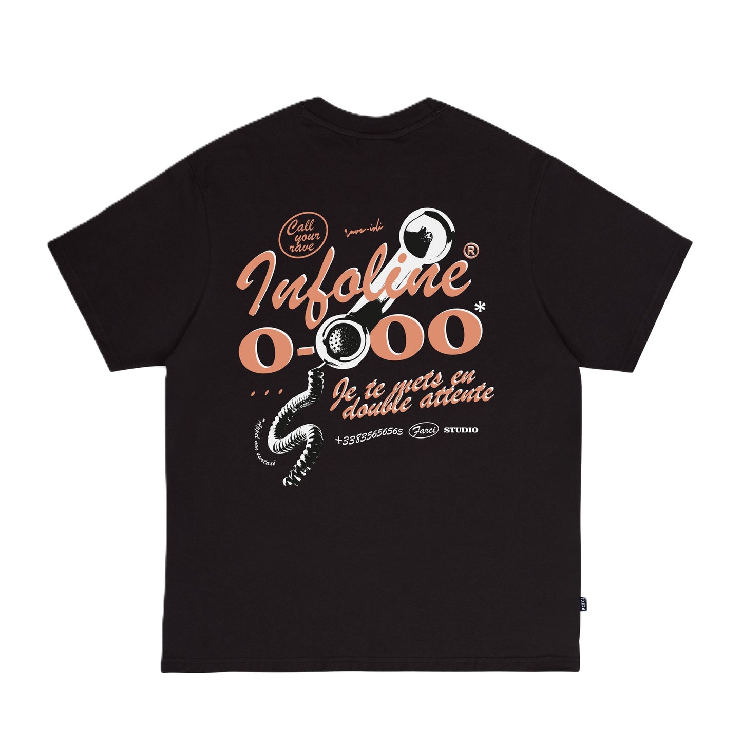 Tee-shirt Farci Infoline Black