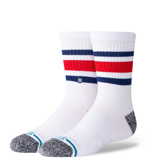 Chaussettes Stance First Boyd ST Crew White Red Blue