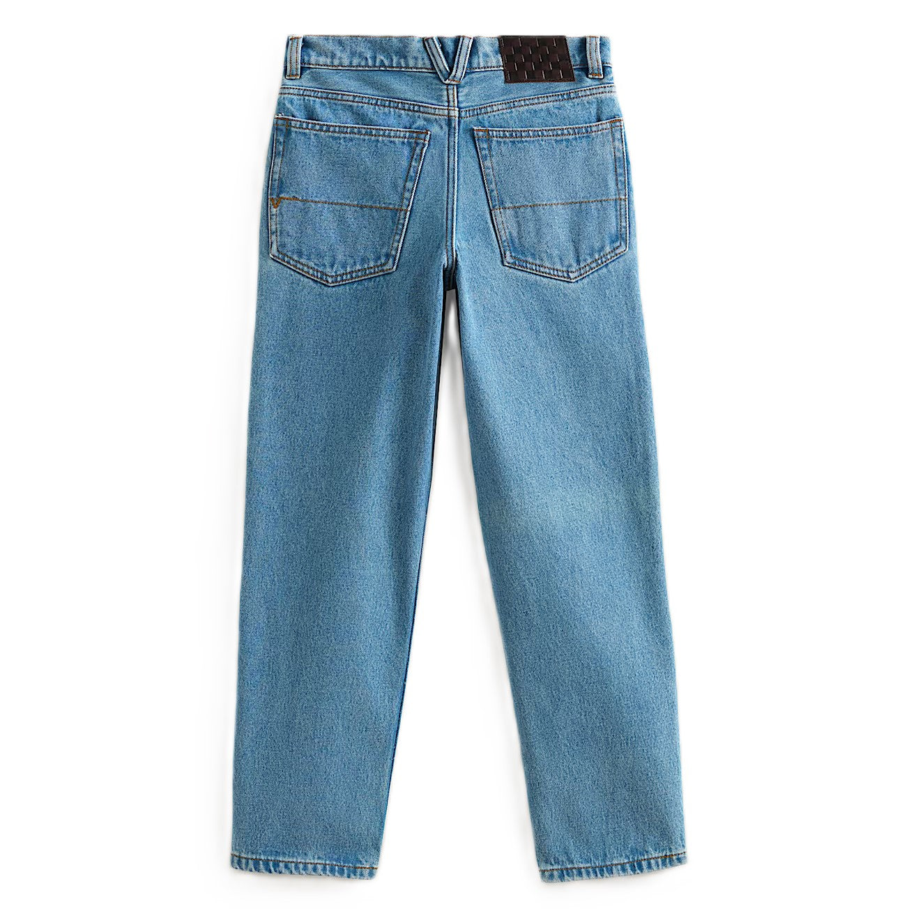 Pantalon Kid Vans Check 5 Baggy Stonewash Blue