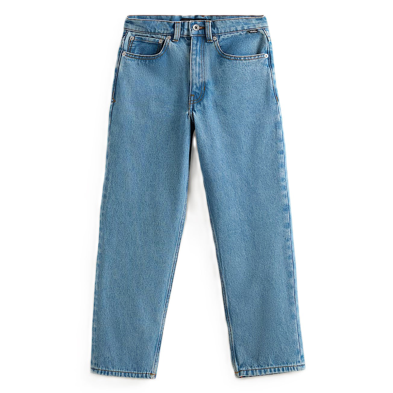 Pantalon Kid Vans Check 5 Baggy Stonewash Blue