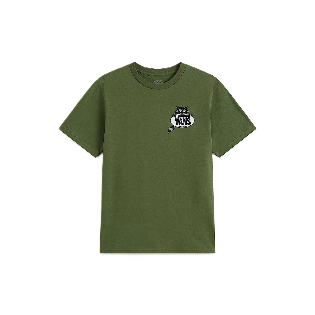 Tee-shirt Kid Vans Dumpster Raccoon Green