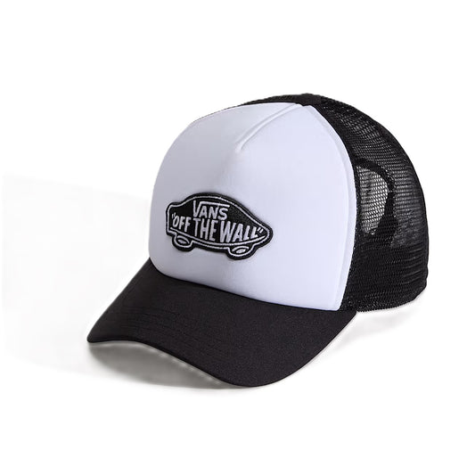 Casquette Kid Vans Classic Patch Curved Bill Black White