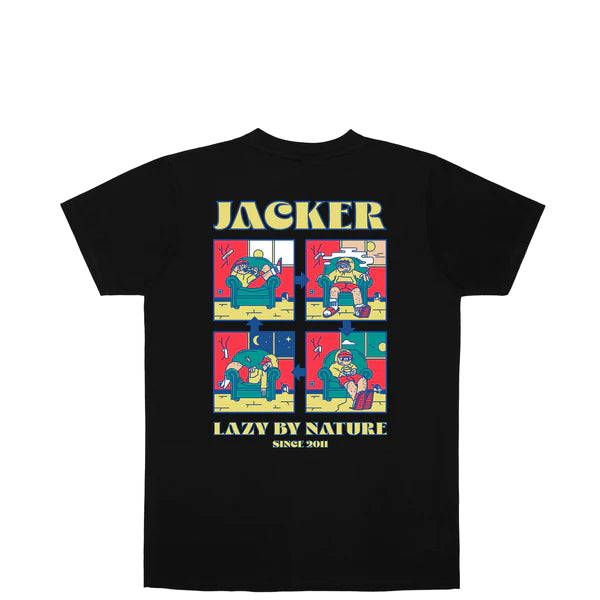 Tee-shirt Jacker Lazy Black
