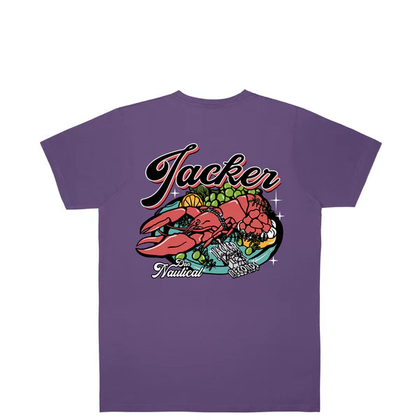 Tee-shirt Jacker Lobster Service Purple