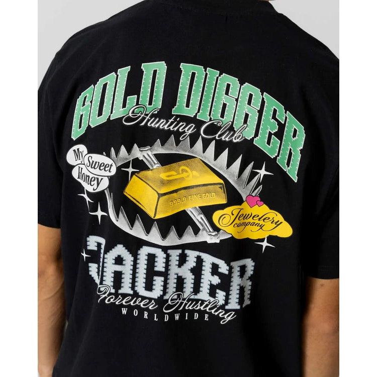 Tee-shirt Jacker Gold Digger Black