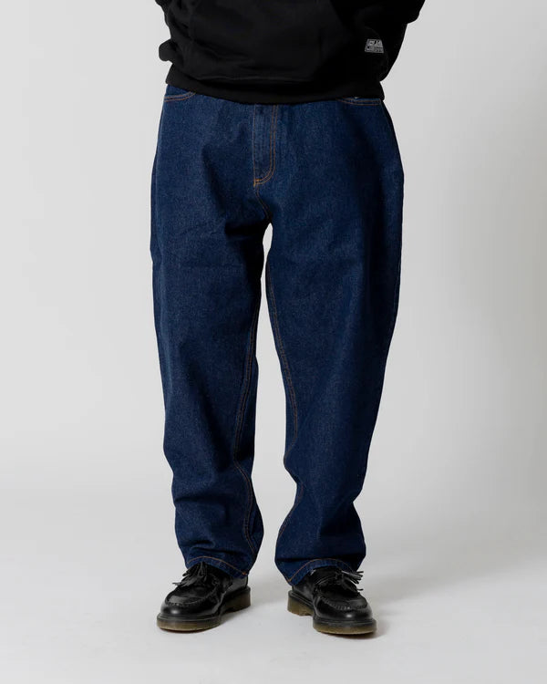 Pantalon Jacker Big Pharma Baggy Raw Blue