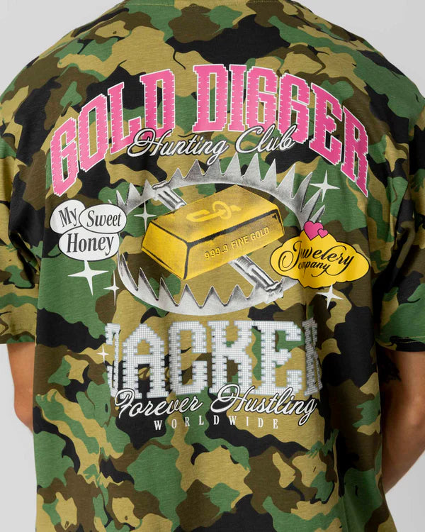 Tee-shirt Jacker Gold Digger Orgia Camo