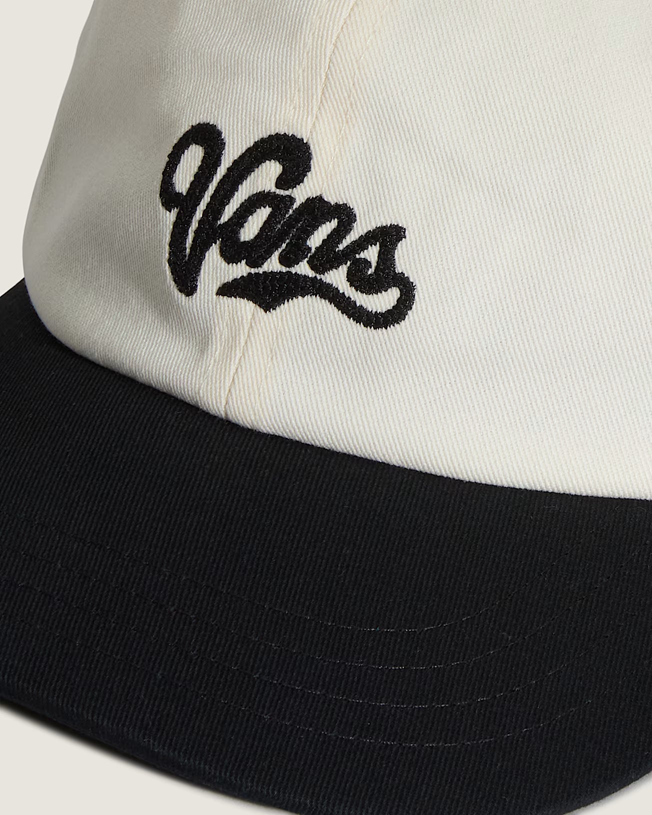 Casquette Vans Lefty Script Curved Bill Black