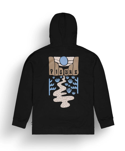 Sweat Picture Ouvea Zip Hood Black