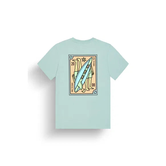 Tee-shirt Picture Tarot Blue Surf